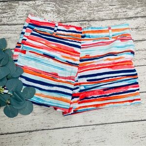 Cynthia Rowley Striped Chino Shorts